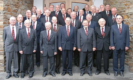Die Snger des Mnnerchors Ccilia. Foto: MCC